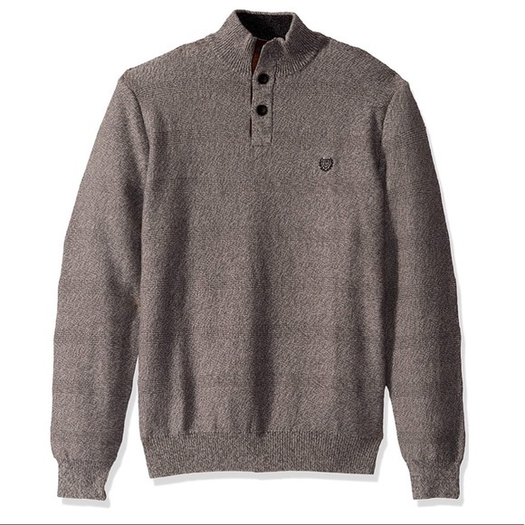 Chaps Classic Fit Twist Button Mock Sweater 2XLT - Picture 1 of 5